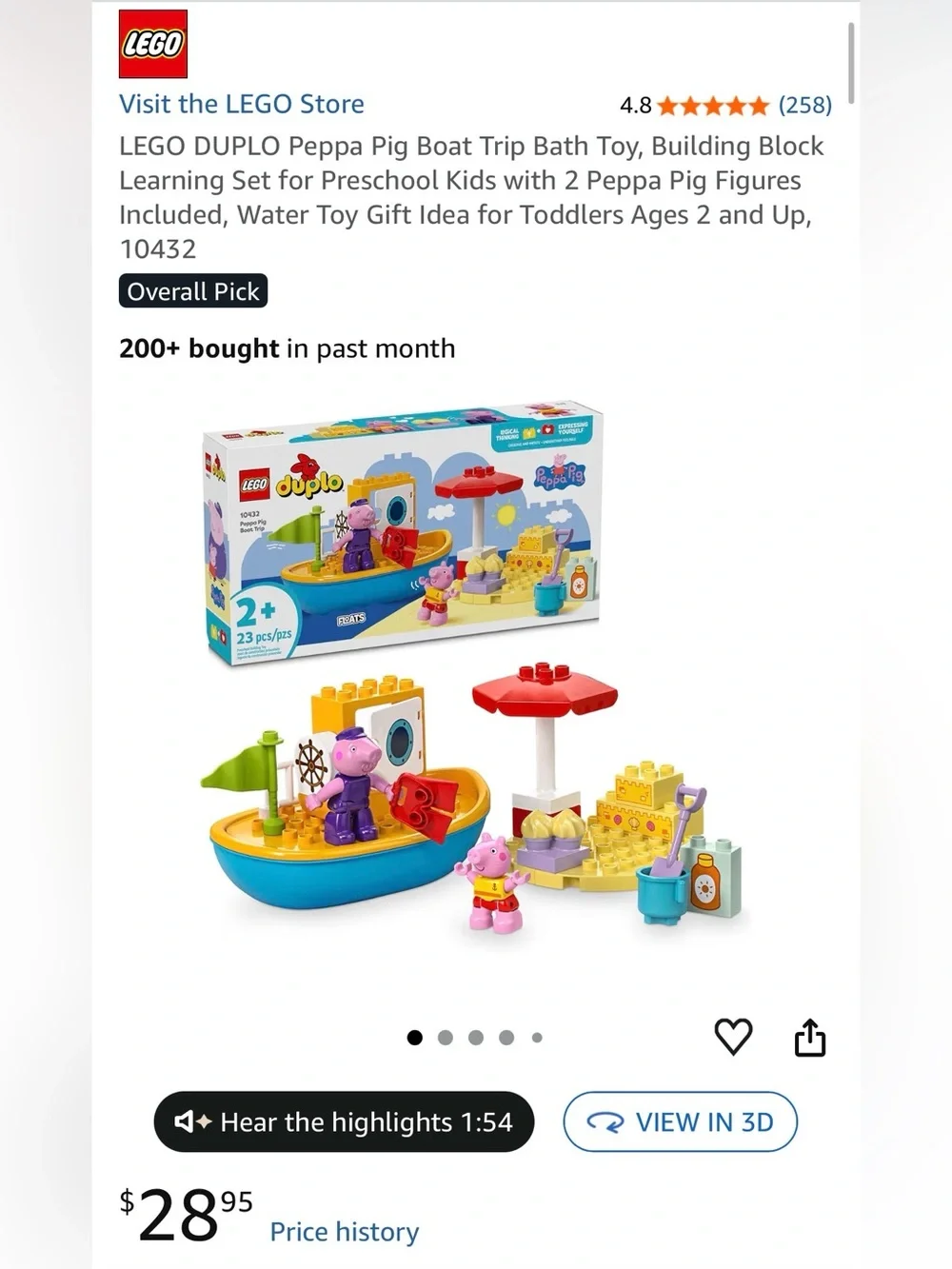 Duplo Lego Peppa Pig Sets 10432 & 10452
